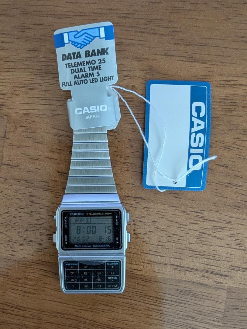 New CASIO Data Bank Digital Watch