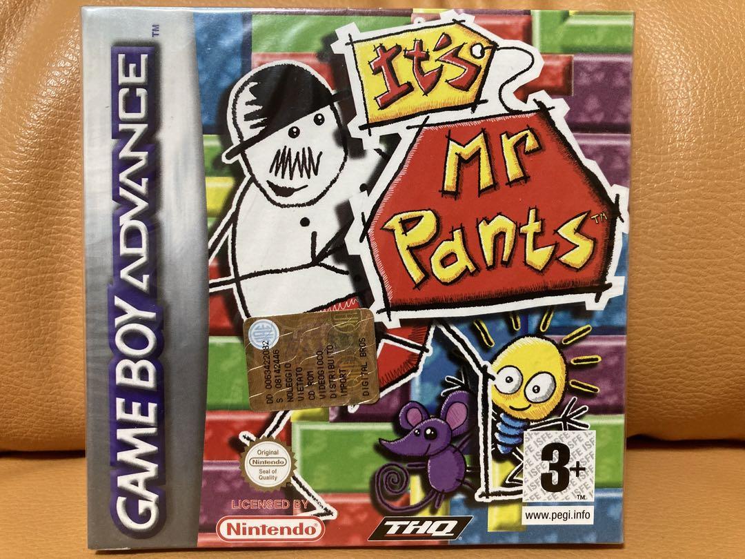 New Unopened Overseas Edition Not Released in Japan IT'S MR. PANTS GBA