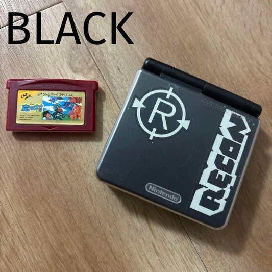 Game Boy Advance SP Black + Case + Bonus Cassette
