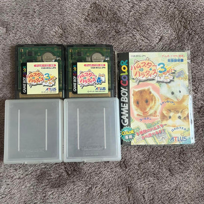 Hamster Paradise 3,4 Pack 3 Only Comes with Manual Game Boy Software