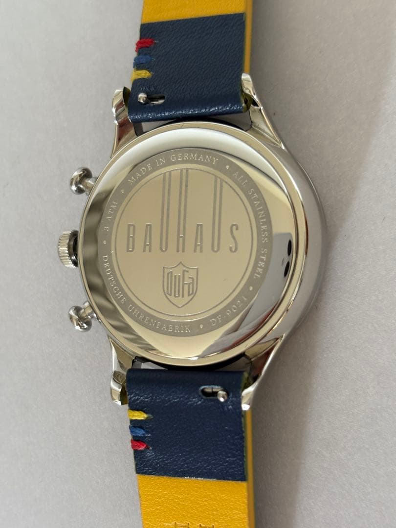 [New Unused] DUFA Chronograph Elements Bauhaus R7/9 Battery Exchanged