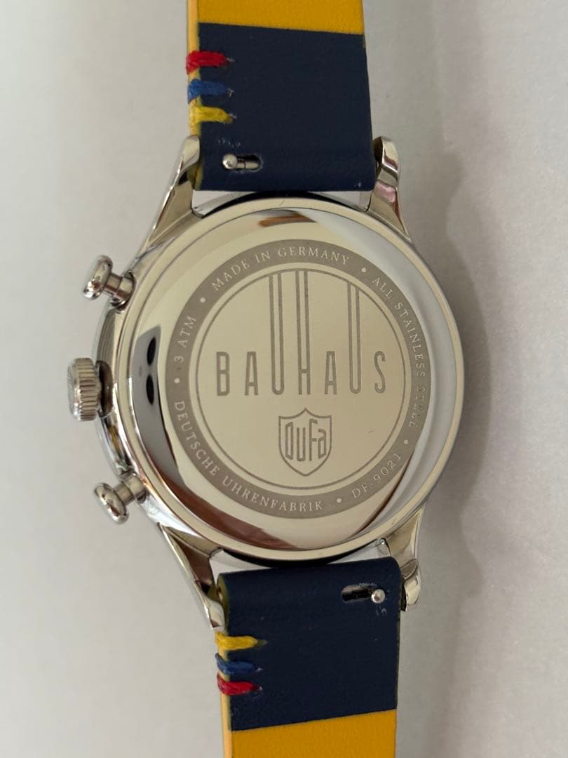 [New Unused] DUFA Chronograph Elements Bauhaus R7/9 Battery Exchanged