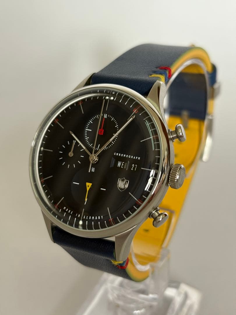 [New Unused] DUFA Chronograph Elements Bauhaus R7/9 Battery Exchanged