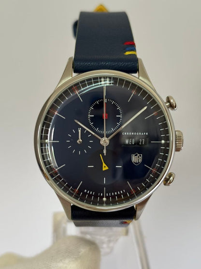 [New Unused] DUFA Chronograph Elements Bauhaus R7/9 Battery Exchanged