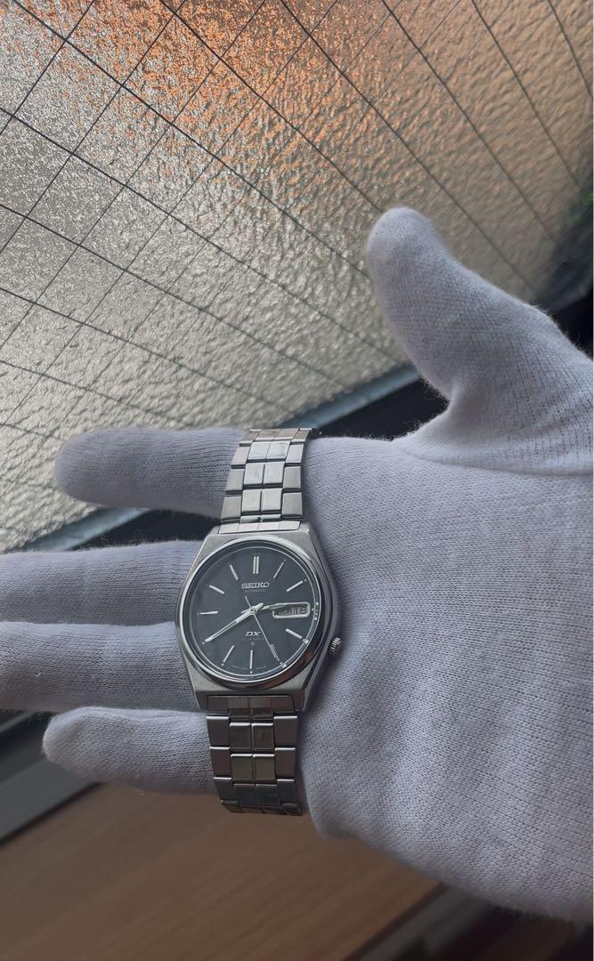 Seiko DX Black Rare Color Automatic Movement Lowest Price Extremely Good Condition