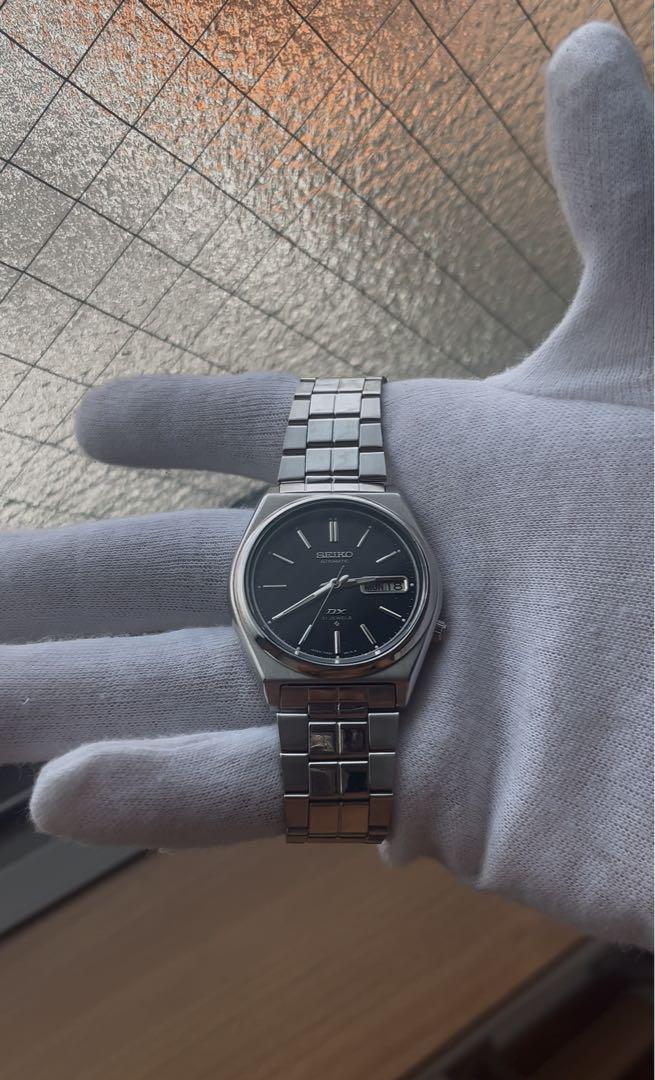 Seiko DX Black Rare Color Automatic Movement Lowest Price Extremely Good Condition