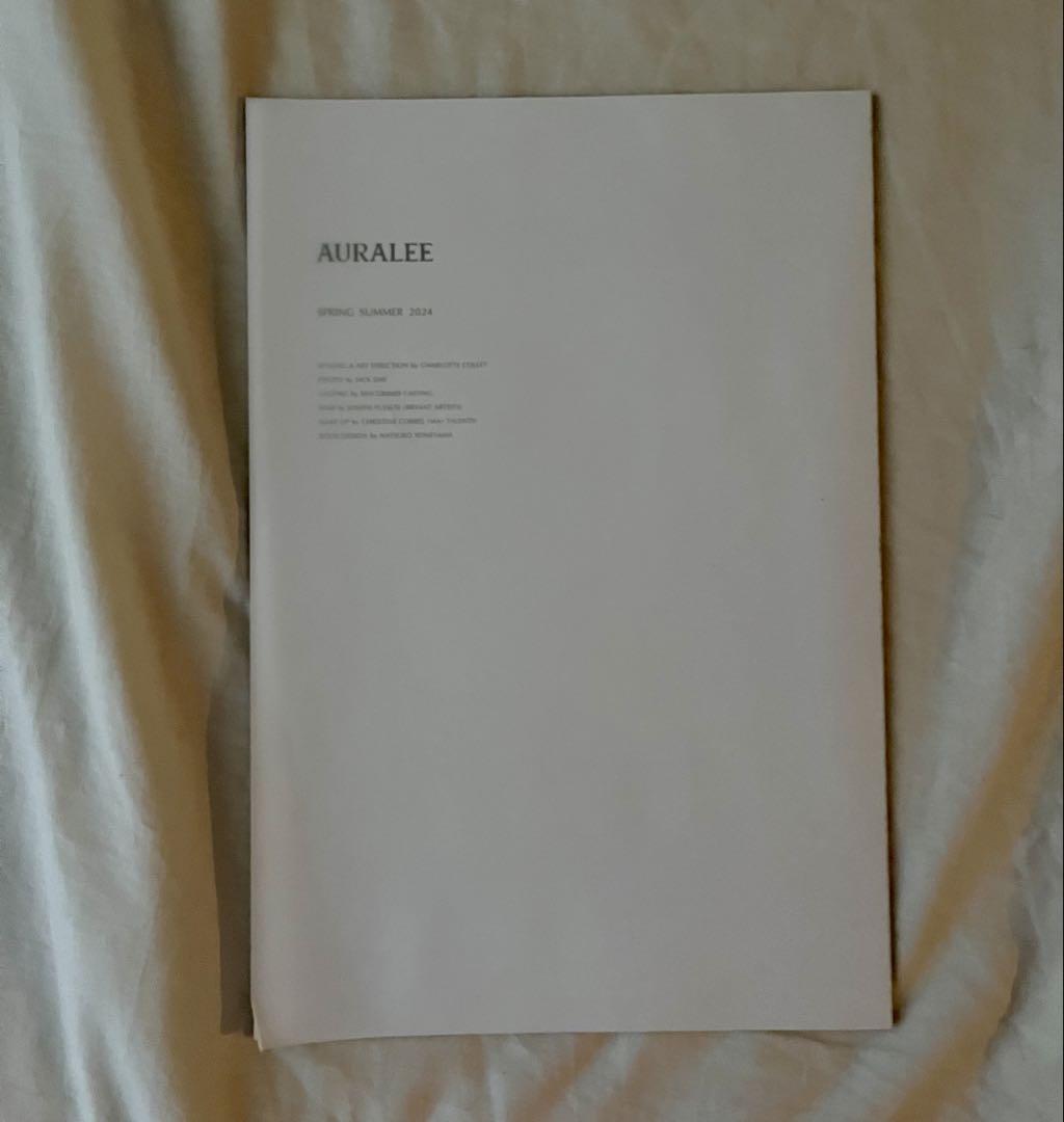 AURALEE 2024 SPRING SUMMER Photo Book
