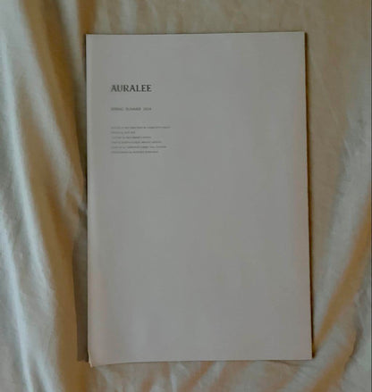 AURALEE 2024 SPRING SUMMER Photo Book