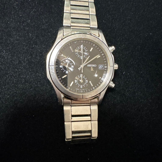 SEIKO Chronograph Black Watch