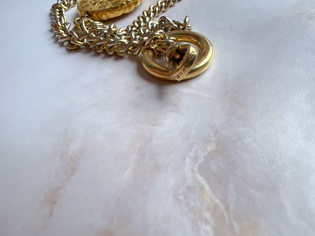 Antique Pocket Watch Chain Lock Compass Pointer 1/20 12k G.F