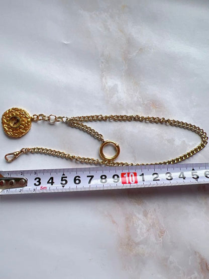 Antique Pocket Watch Chain Lock Compass Pointer 1/20 12k G.F