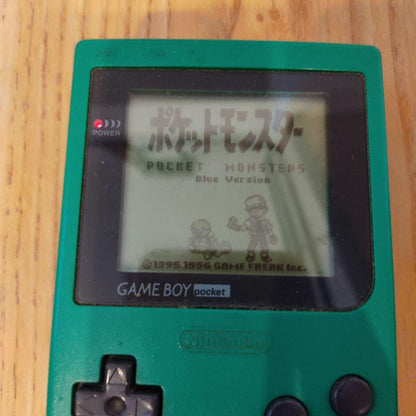 Game Boy Pocket Green No Cartridge