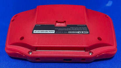 GBA Game Boy Advance Red Custom Console IPS Screen