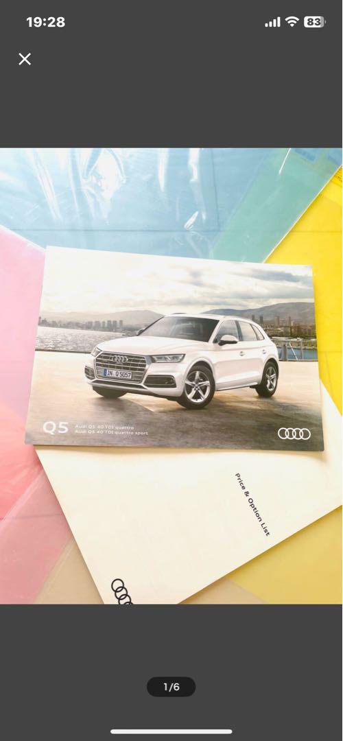 Audi Q5 40 TDI quattro Sport Catalog 2019/2