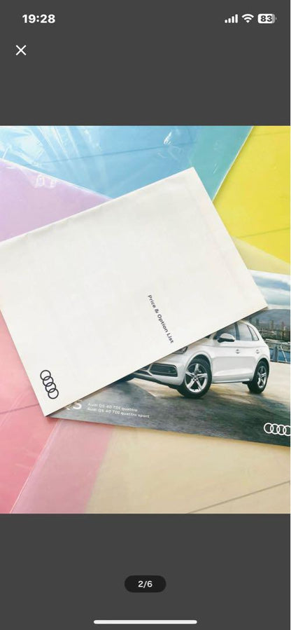 Audi Q5 40 TDI quattro Sport Catalog 2019/2