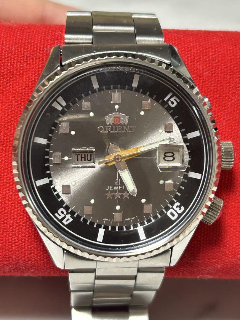 ORIENT Automatic Winding Watch Grey Silver