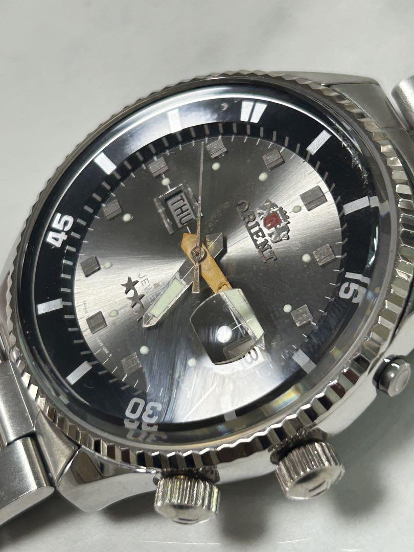 ORIENT Automatic Winding Watch Grey Silver