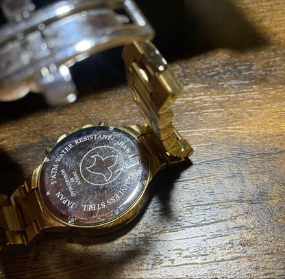 Maxi Hawaiian Jewelry Watch Hand-carved