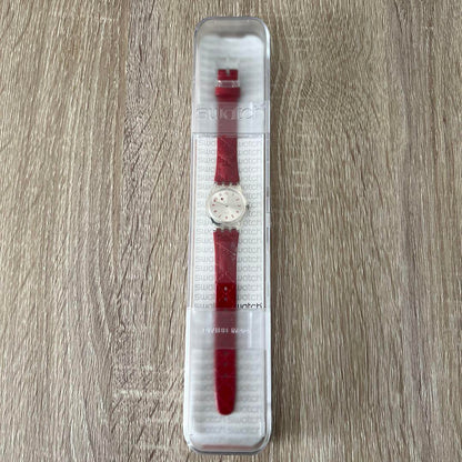 Swatch Red Watch New Unworn
