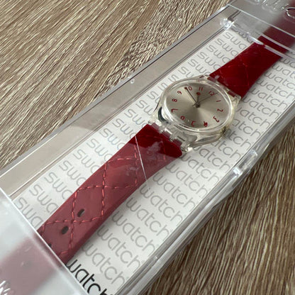 Swatch Red Watch New Unworn