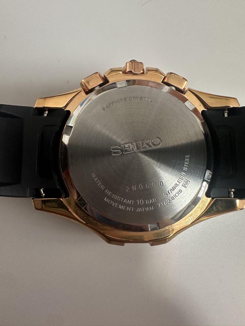 Seiko SNAF14P1 Coutura Alarm Chronograph Quartz Watch