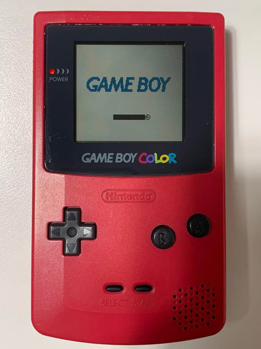 Operational Confirmation Done Nintendo Game Boy Color Red