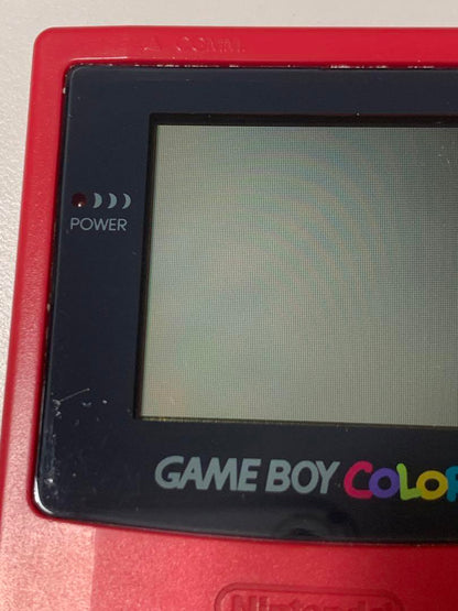 Operational Confirmation Done Nintendo Game Boy Color Red