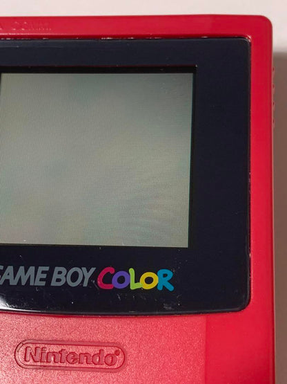 Operational Confirmation Done Nintendo Game Boy Color Red