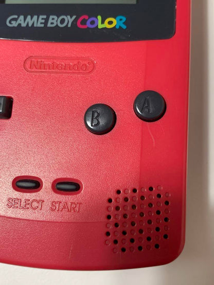 Operational Confirmation Done Nintendo Game Boy Color Red