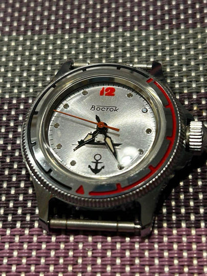 Beautiful condition, old Soviet-made wristwatch, VOSTOK hand-wound