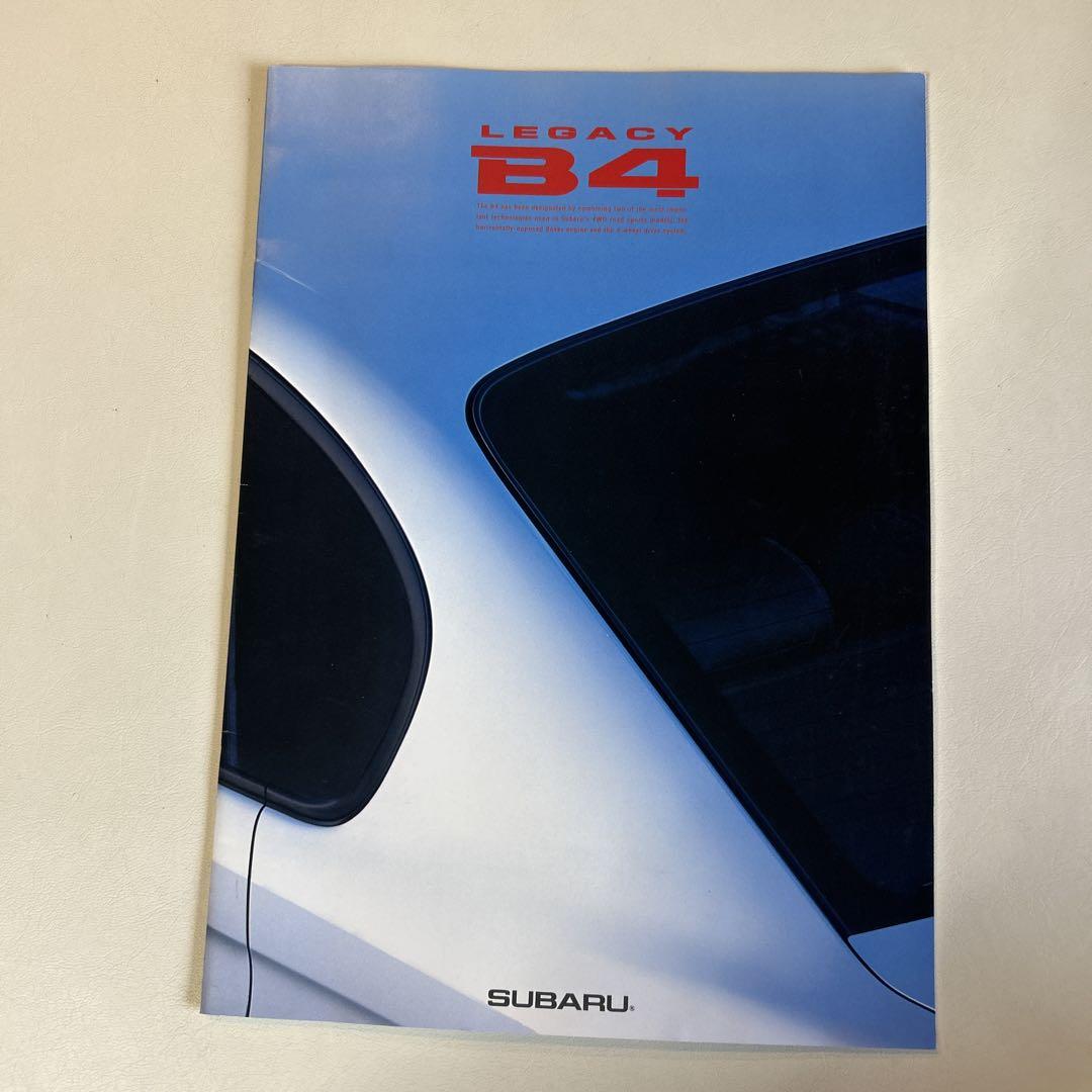 SUBARU LEGACY B4 Catalog