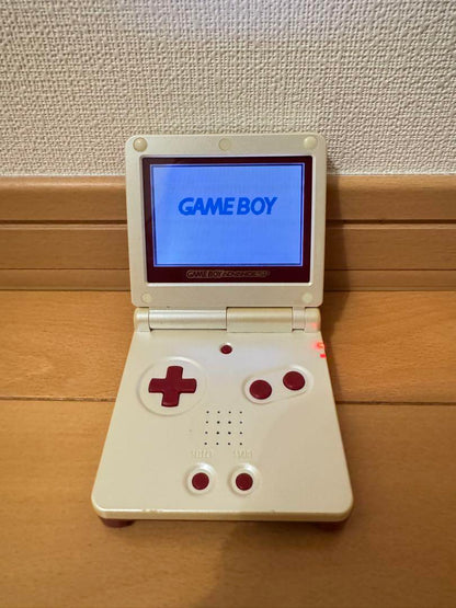 Game Boy Advance SP in Famicom Color Console with Card e-Reader
