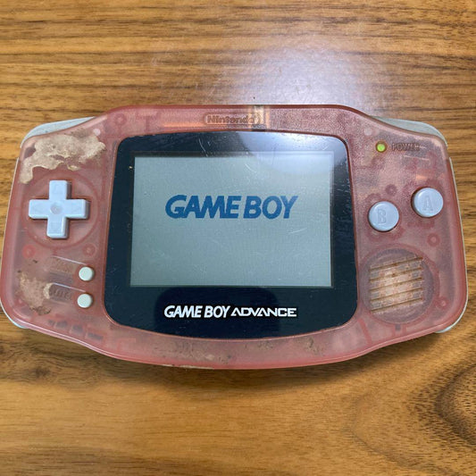 Game Boy Advance Clear Red Console