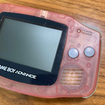 Game Boy Advance Clear Red Console