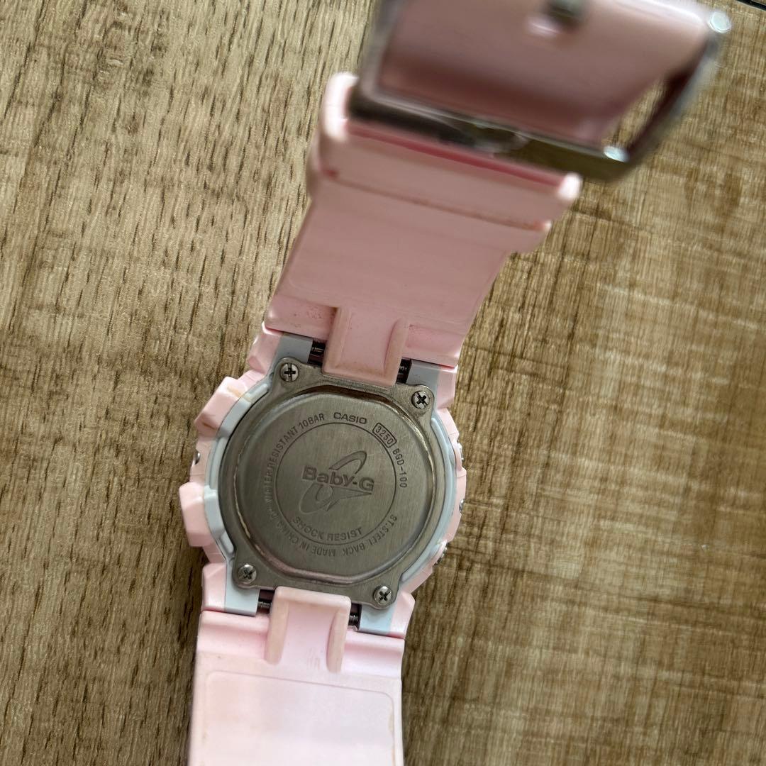Pink Baby-G Digital Watch