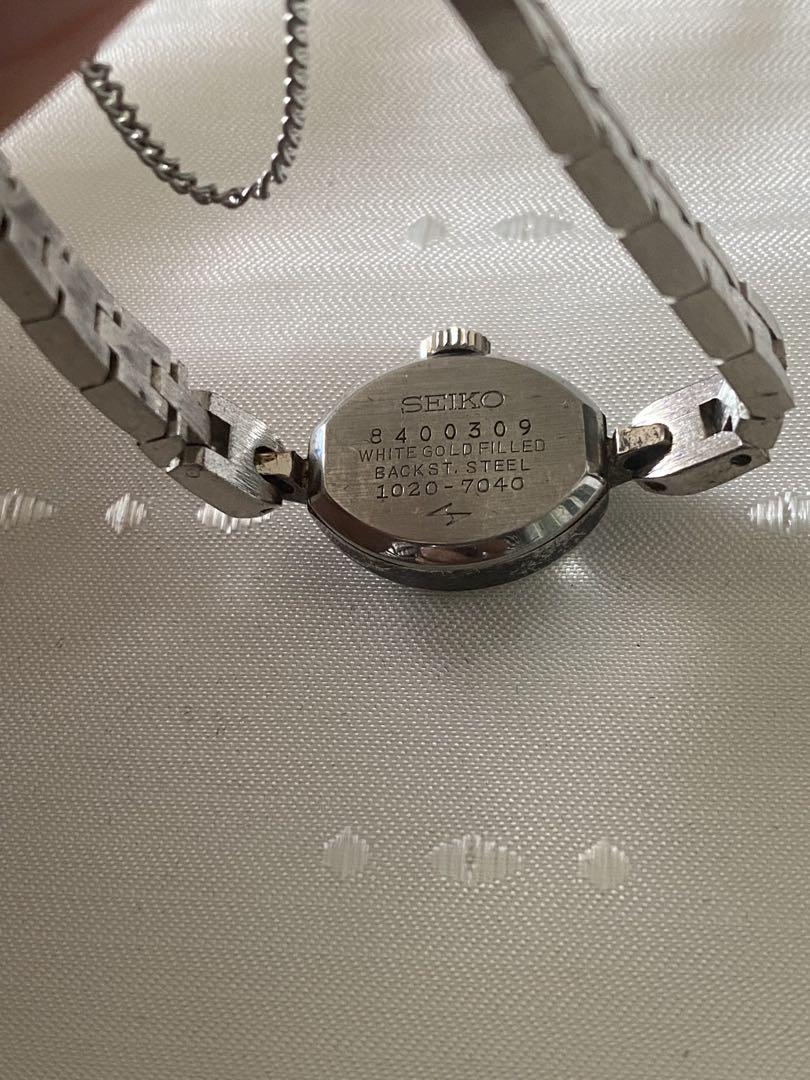 SEIKO Queen Seiko Watch Ladies Hand-Wound Watch Rare In Operation