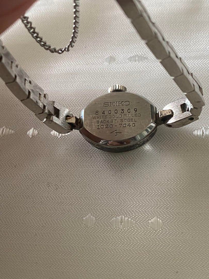 SEIKO Queen Seiko Watch Ladies Hand-Wound Watch Rare In Operation