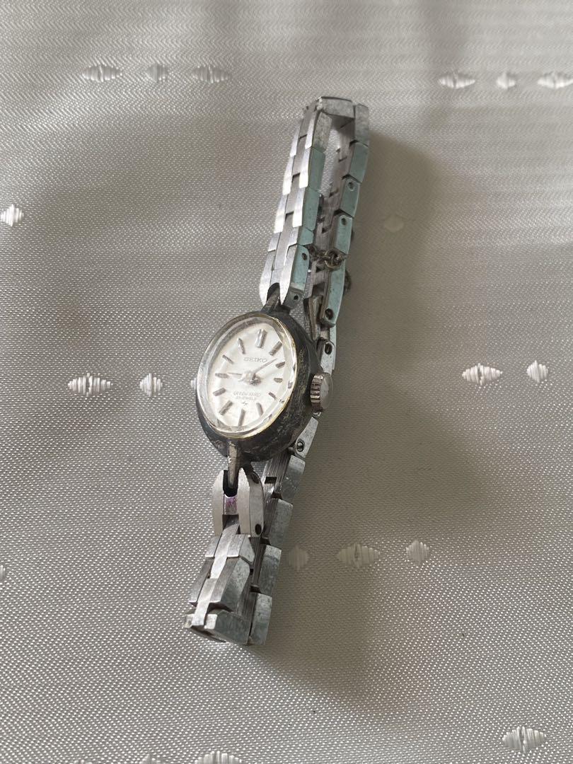 SEIKO Queen Seiko Watch Ladies Hand-Wound Watch Rare In Operation