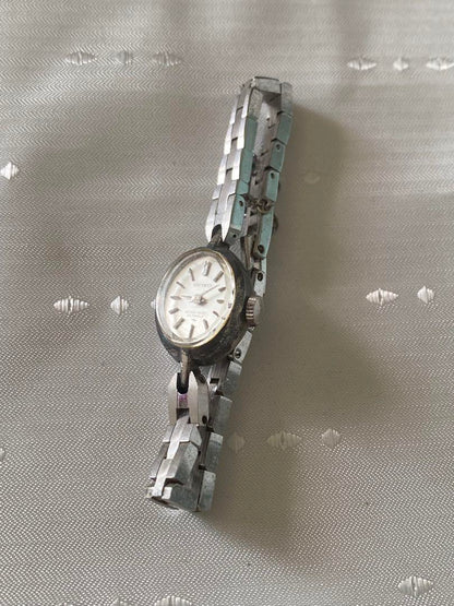 SEIKO Queen Seiko Watch Ladies Hand-Wound Watch Rare In Operation