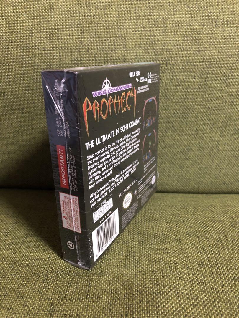New Unopened Wing Commander Prophecy GBA