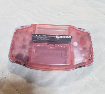 Game Boy Advance [Model No. AGB-001 Milky Pink] Full Set