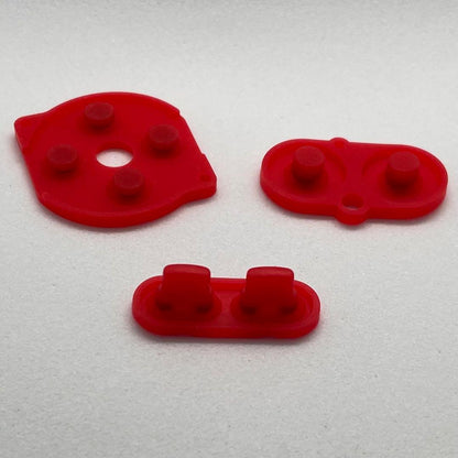 Game Boy Color Rubber Pad 3-Pack (Red)