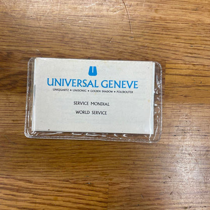 The Charm of the Ultra-Thin Swiss Universal Geneva Watch Case  Original Case