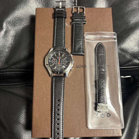 SEIKO Chronograph Black Watch