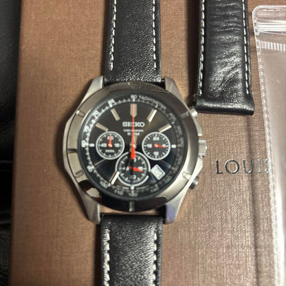 SEIKO Chronograph Black Watch