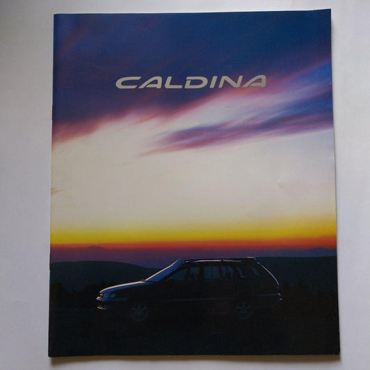 Toyota Caldina 1996 Catalog Special Edition Catalog Price List