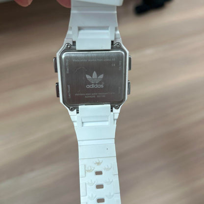 Adidas White Digital Watch Non-Operational