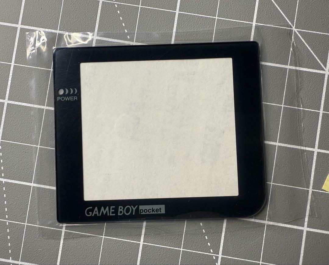 GBP(GAME BOY POCKET) Screen Lens (Glass) and Seal Set