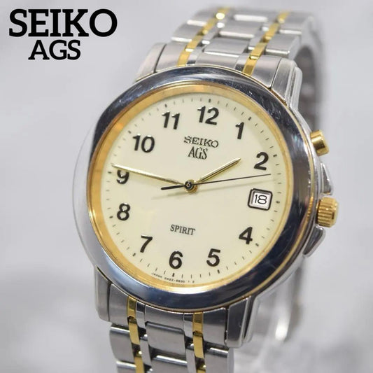 Like New Seiko AGS Spirit Men's Watch with Date