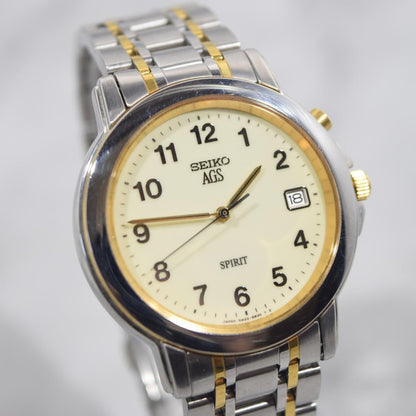 Like New Seiko AGS Spirit Men's Watch with Date